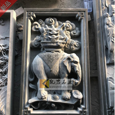 廣東宗祠祖厝門面浮雕石材雕刻工廠現場與庭院設計探析